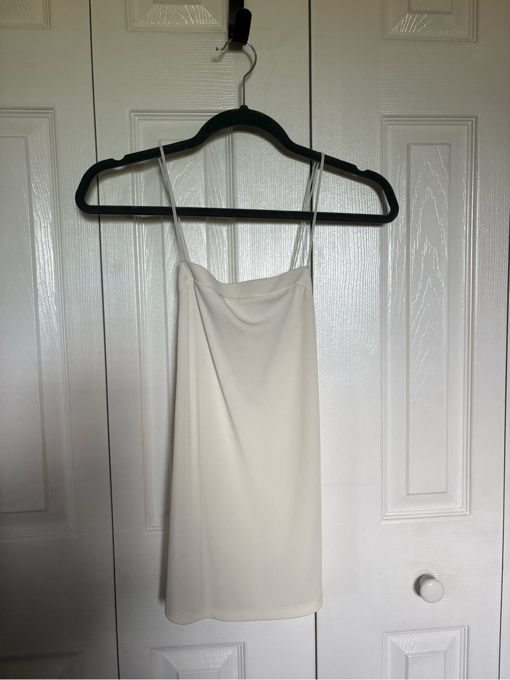 Express Ivory Spaghetti Strap Top